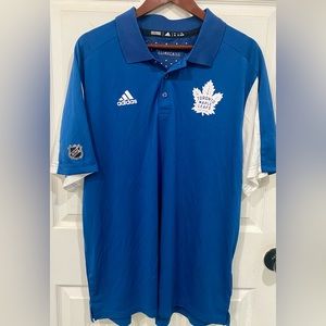 Adidas & NHL Toronto Maple Leafs Polo Shirt Climachill
